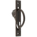 Sleek Dark Bronze Sliding Door Edge Pull Modern Homes Door Handle