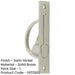 Satin Nickel Sliding Door Edge Pull Modern Homes Door Handle-1