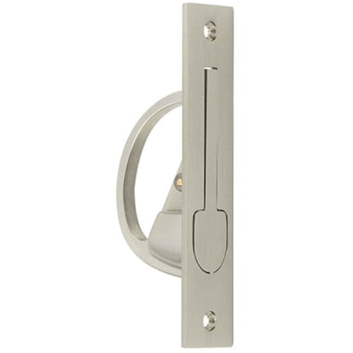 Satin Nickel Sliding Door Edge Pull Modern Homes Door Handle