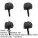 PACK 25x25mm Black Antique Door Studs Elegant Home Decor Door Handle-1