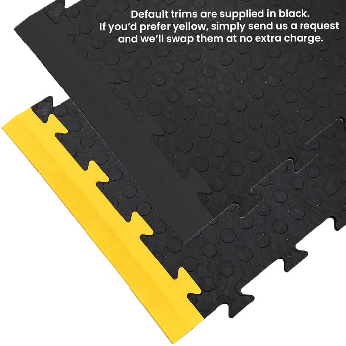 Coinect Single Garage Floor Kit – Covers 16m² Heavy Duty Interlocking PVC Tiles