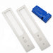 2x 24V Aluminium 200mm Super Slim Rectangle Surface Mounted LED Under Cabinet Light and Driver Kit, 3 White Colours