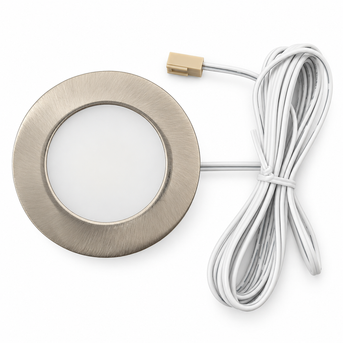Aluminium Round Recessed LED Under Cabinet Light detail