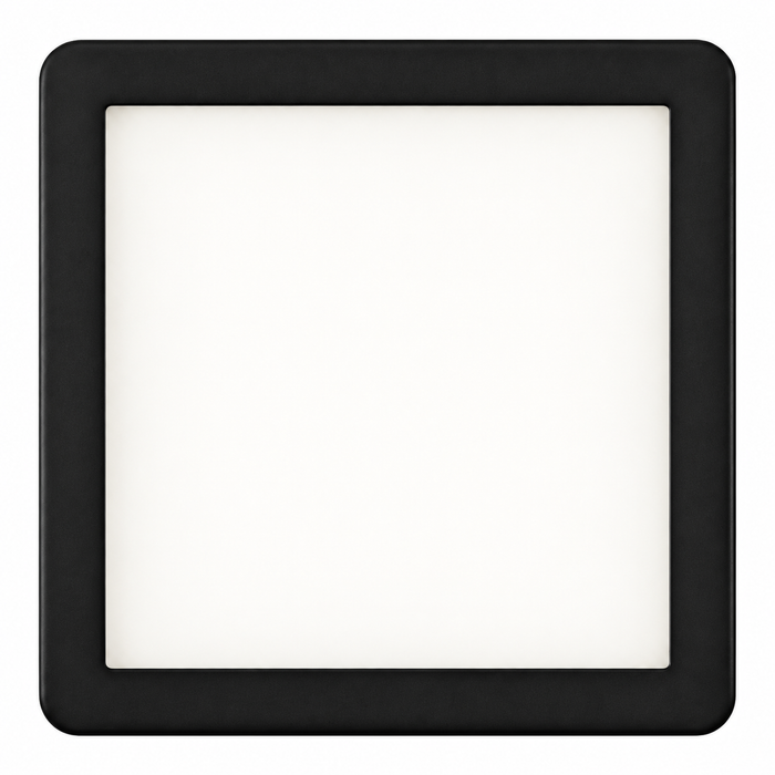 Black Low Profile Square Surface Mounted LED Under Cabinet Light detail
