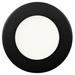 Black Super Slim Round Surface Mounted LED Under Cabinet Light detail