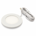 White Super Slim Round Surface Mounted LED Under Cabinet Light detail