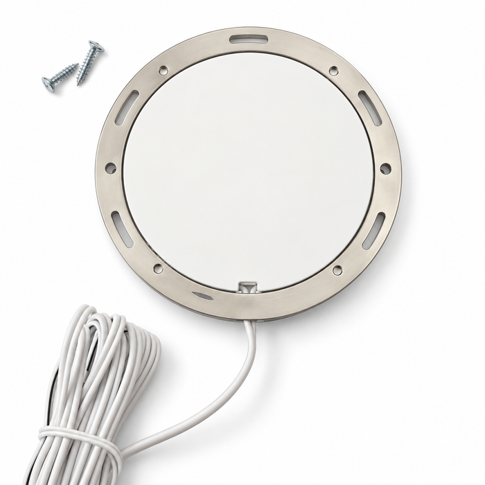Aluminium Super Slim Round Surface Mounted LED Under Cabinet Light detail