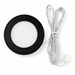 Black Round Recessed LED Under Cabinet Light detail