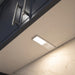 Aluminium 175mm Super Slim Rectangle Surface Mounted LED Under Cabinet Light installed beneath kitchen cabinets