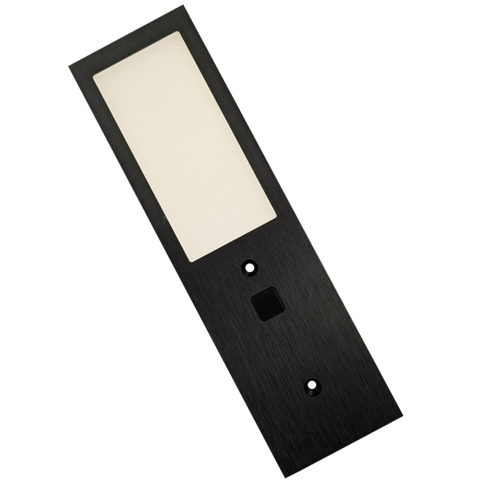 Black 175mm Super Slim Rectangle Surface Mounted LED Under Cabinet Light detail