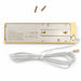 Brass 175mm Super Slim Rectangle Surface Mounted LED Under Cabinet Light detail