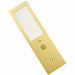 Brass 175mm Super Slim Rectangle Surface Mounted LED Under Cabinet Light detail