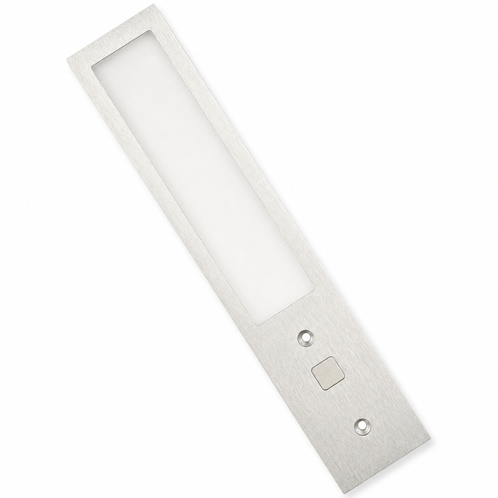 Aluminium 200mm Super Slim Rectangle Surface Mounted LED Under Cabinet Light detail