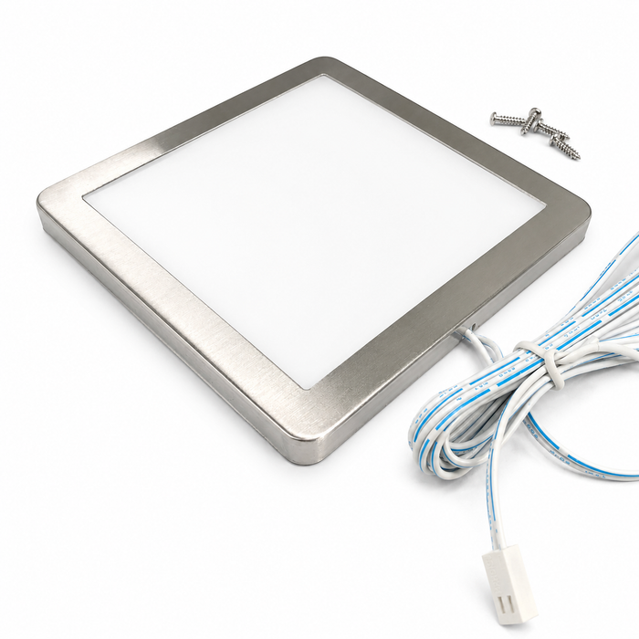Aluminium Low Profile Square Surface Mounted LED Under Cabinet Light detail