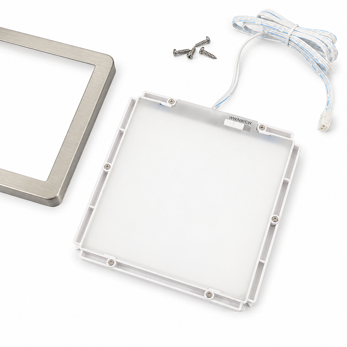 Aluminium Low Profile Square Surface Mounted LED Under Cabinet Light detail