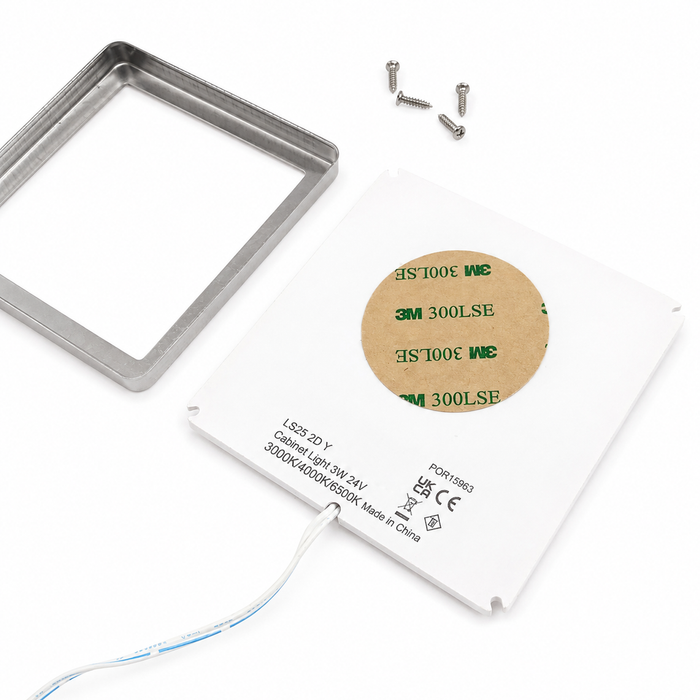 Aluminium Low Profile Square Surface Mounted LED Under Cabinet Light detail