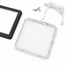 Black Low Profile Square Surface Mounted LED Under Cabinet Light detail