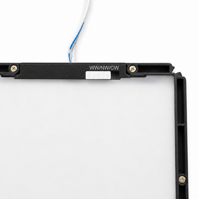 Black Low Profile Square Surface Mounted LED Under Cabinet Light detail