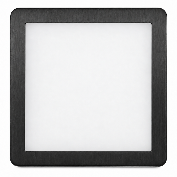 Black Low Profile Square Surface Mounted LED Under Cabinet Light detail