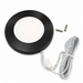 Black Super Slim Round Surface Mounted LED Under Cabinet Light detail