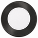 Black Super Slim Round Surface Mounted LED Under Cabinet Light detail