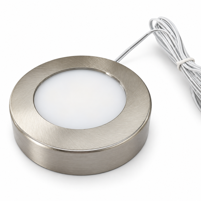 Aluminium Round Surface Mounted LED Under Cabinet Light detail
