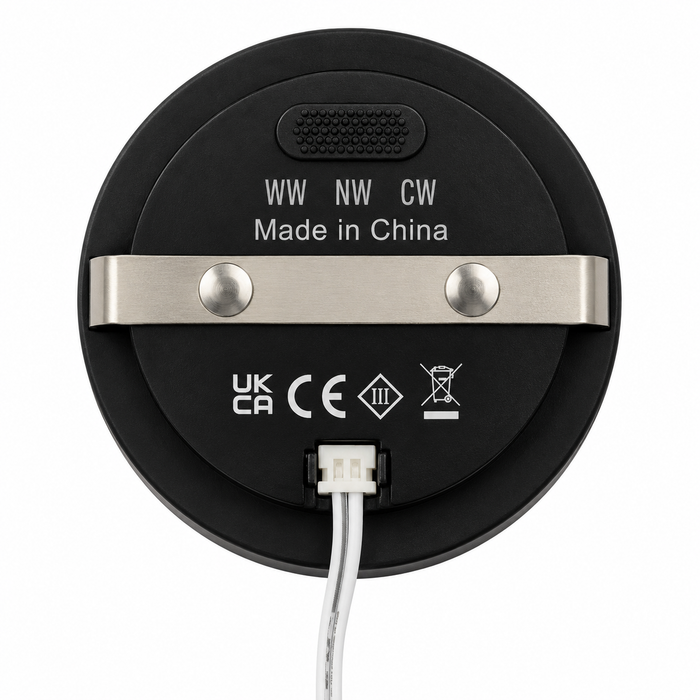 Black Round Surface Mounted LED Under Cabinet Light detail