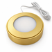 Brass Round Surface Mounted LED Under Cabinet Light detail