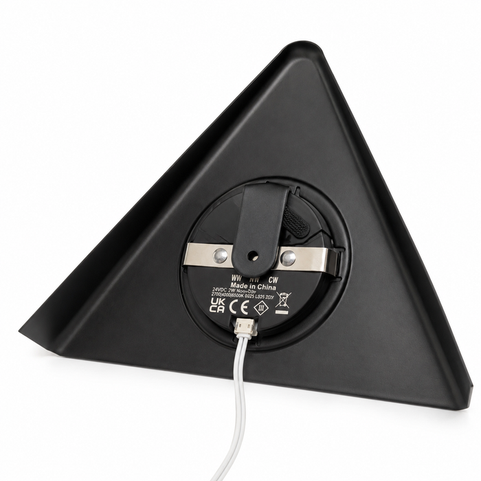 Black Triangle Surface Mounted LED Under Cabinet Light detail