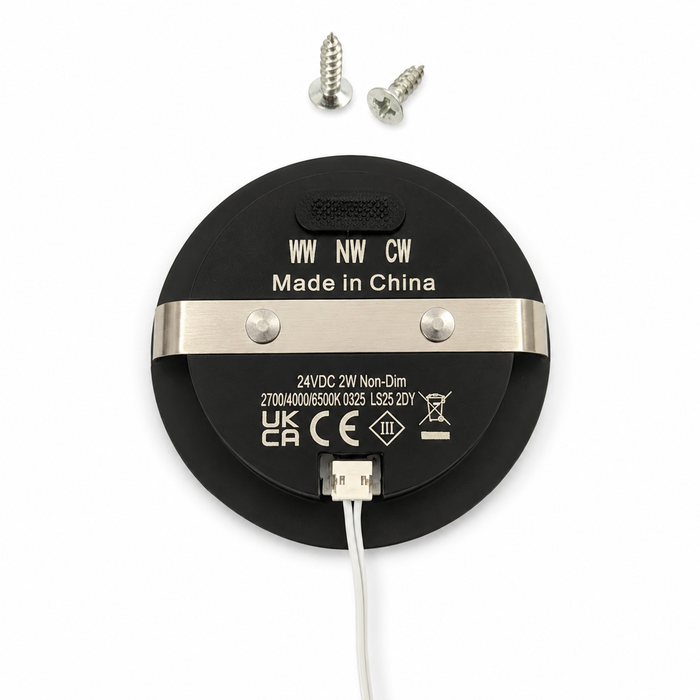 Black Triangle Surface Mounted LED Under Cabinet Light detail