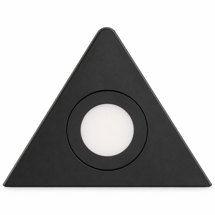 Black Triangle Surface Mounted LED Under Cabinet Light detail