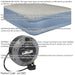 Queen Inflatable High Raised Air Bed In-Built Pump & 4 Gang Extension Camping - LoopsDirect