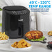 3.5L Low Fat Air Fryer 1300W - Digital Rapid Air Circulation Worktop Oven Cooker - LoopsDirect