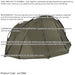 2 Man Carp Fishing Bivvy Tent - UV & Waterproof Outdoor Shelter Cover & Pegs - LoopsDirect