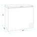 199L Freestanding Chest Freezer -12 to -24 Degrees - Refrigeration Mode & QUIET - LoopsDirect