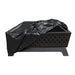 Outdoor Rated Fire Pit Cover for ys12105 - Black PVC 850mm x 320mm Water & Rain - LoopsDirect