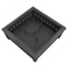 89cm Square Black Fire Pit Wood Burner & Cover Set - Outdoor Garden Heater Mesh - LoopsDirect