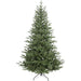 6ft 180cm Artifical Hinged Christmas Tree - 43 Inch Wide Realistic Xmas Tree