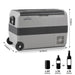 12V & 24V Vehicle Fridge Freezer / Camping Cool Box - 50L Dual Zone - Car & Van - LoopsDirect