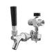 Growler Keg Beer Tap & CO2 Regulator - Pint Pulling Draught Nozzle - UK Style - LoopsDirect