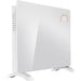 Electric White Glass Panel Heater - 1500W Smart Wi-Fi Wall Moutned Radiator 