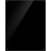 60cm x 75cm Black Glass Splashback - Kitchen Extractor Fans Hobs Wall Plate