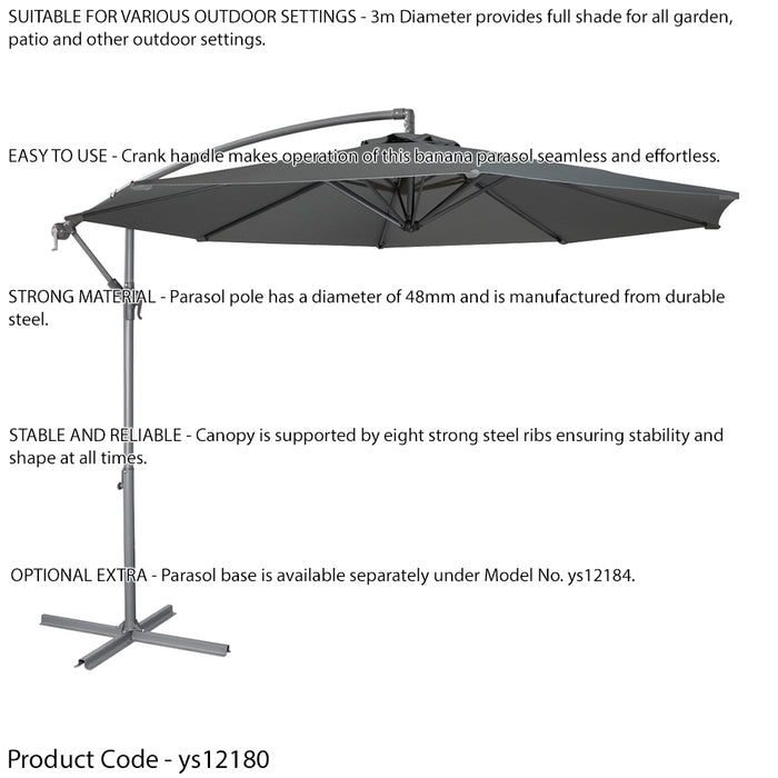 Premium 4 Seater Garden Coffee Table & Parasol Set Grey Aluminium Sofa Cushions - LoopsDirect