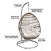 2 PACK Premium Single Hanging Garden Egg Chair - Wicker Rattan - Swing Cocoon - LoopsDirect