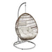 2 PACK Premium Single Hanging Garden Egg Chair - Wicker Rattan - Swing Cocoon - LoopsDirect