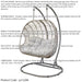 Premium Double Hanging Garden Egg Chair - Wicker Rattan - Outdoor Swing Cocoon - LoopsDirect