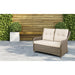 2 PACK 2 Seater Rattan Wicker Garden Sofa & Cushions - Indoor & Outdoor Dining - LoopsDirect