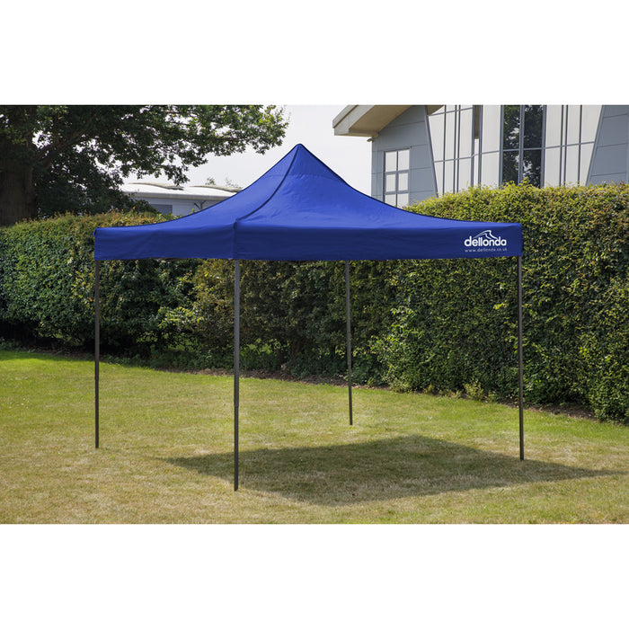 2x2m Pop-Up Gazebo - BLUE Heavy Duty Frame & Water Resistant - Garden Pavillion