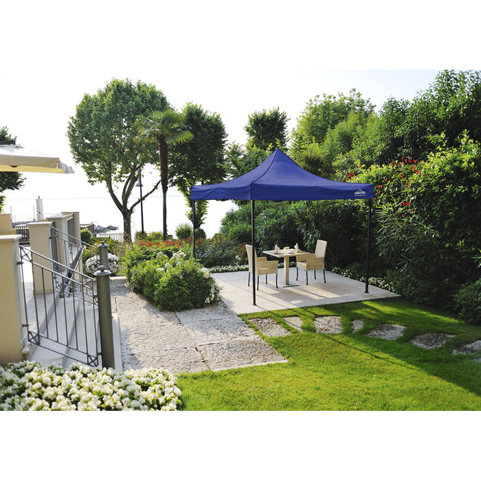 2x2m Pop-Up Gazebo - BLUE Heavy Duty Frame & Water Resistant - Garden Pavillion