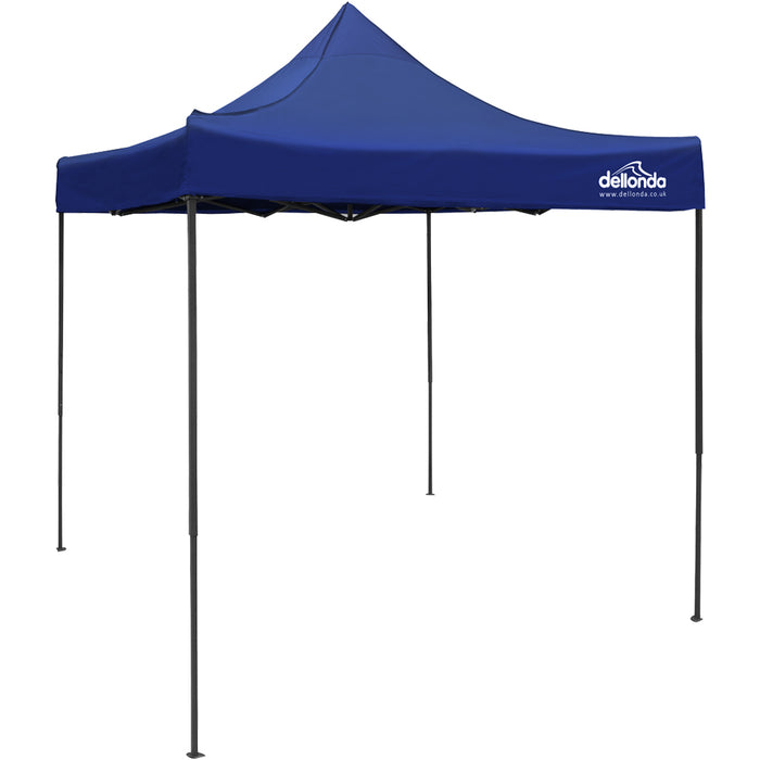 2x2m Pop-Up Gazebo - BLUE Heavy Duty Frame & Water Resistant - Garden Pavillion